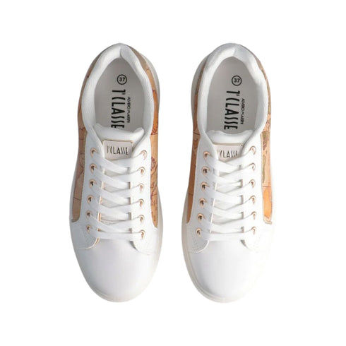 Alviero Martini Sneakers Sneakers Donna inserto geo classic Bianco - Francavilla Moda